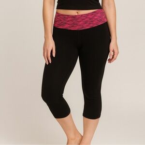 Victoria’s Secret PINK Black and Pink Women's Sports Leggings Medium